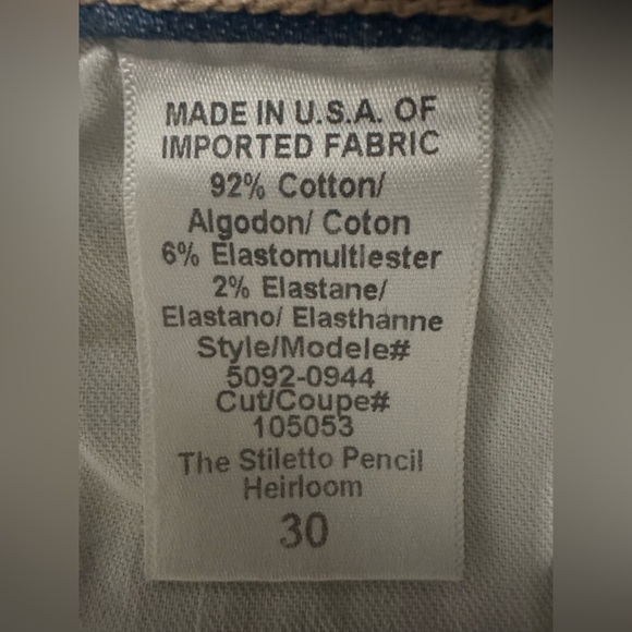 Current/Elliot Blue Denim Skirt size 30 - Picture 7 of 10